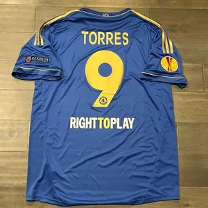 TORRES #9 CHELSEA 2012/2013 SOCCER JERSEY SHIRT XXL EUROPA LEAGUE